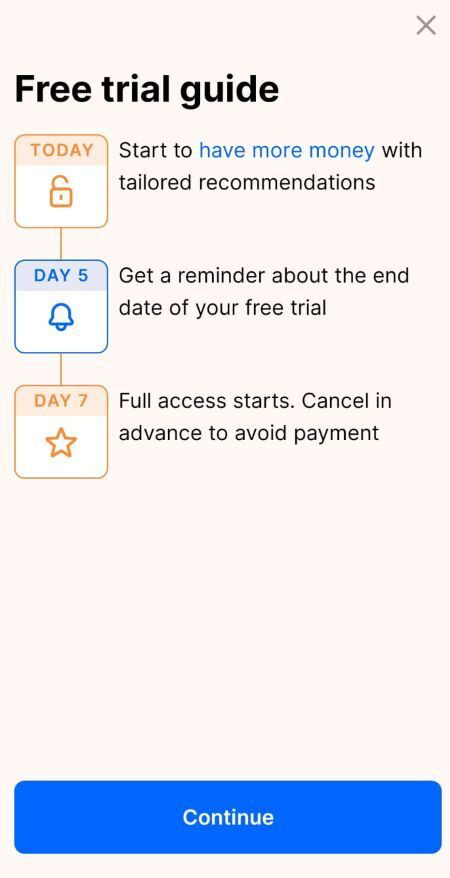 Headway free trial guide: Today, Day 5, Day 7 timeline